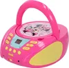 A pink and yellow portable CD player with a Minnie Mouse design. Podgląd zdjęcia produktu