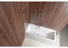 Aqualine VILMA badwandafscheiding, 600 mm, chroom, helder Productafbeelding-voorbeeld 2