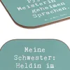 Mr. & Mrs. Panda Tischschoner Spruch Schwester Heldin - Produktbild-Vorschau 5