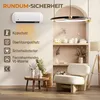 HOMCOM Wand Heizlüfter 2000W Keramik Wandheizgerät mit Produktbild-Vorschau 9