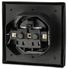 Unterputz Steckdose IP44 I Aqua ET-1 schwarz Produktbild-Vorschau 3