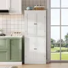 Merax Küchenschrank mit 2 Regaltüren, Sideboard mit Produktbild-Vorschau 6