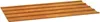 vidaXL Panele dachowe 12 szt. Rdzawy 80x44 cm Stal corten Podgląd zdjęcia produktu 3
