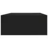 A black rectangular shelf is shown against a white background. Náhled obrázku produktu