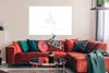 MuchoWow® Poster Ehepaar - Lippen - Strichzeichnung 120x80 Produktbild-Vorschau 2