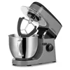 A gray kitchen mixer with a silver bowl and a clear splash guard is shown against a white background. Náhľad obrázku produktu