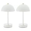 2er Set LED Akku Tischleuchte mit Touchfunktion Metall Produktbild-Vorschau 1
