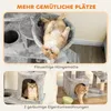 Drapak PawHut 170 cm – wieża dla kota z legowiskiem, 2 Podgląd zdjęcia produktu 7