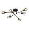 ZMH stropní lampa vintage 6 plamenů industriální obývací Náhled obrázku produktu 9