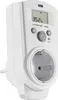 A white electronic device with a plug, an outlet, a digital display, and buttons, shown against a white background. Podgląd zdjęcia produktu