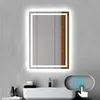 LED Badspiegel Badezimmerspiegel 90x70 cm mit Beleuchtung Produktbild-Vorschau 2