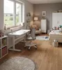 Sedia da ufficio Kinder, grigia, con poggiapiedi - Sedia Anteprima dell’immagine prodotto 8