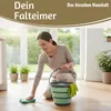 LS-LebenStil Flexibler Putzeimer 10L 35x24cm faltbar mit Produktbild-Vorschau 3