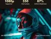 A close-up of an astronaut's helmet with a split image showing different brightness levels. Náhled obrázku produktu