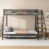Etagenbett mit 2 Liegeflächen, Treppe, Regal, Schrank und Produktbild-Vorschau 3