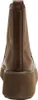Back view of a brown chelsea boot with a platform sole. Produktbild-Vorschau
