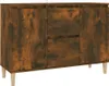vidaXL Sideboard Räuchereiche 103,5x35x70 cm Holzwerkstoff Produktbild-Vorschau 2