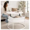 Relaxdays Couchtisch mit Stauraum, HxD: 47 x 80 cm, Produktbild-Vorschau 5