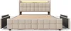 Letto 160x200cm con cassetti, letto matrimoniale imbottito Anteprima dell’immagine prodotto 8