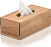 com-four® Kosmetische doekjeshouder van acaciahout - Productafbeelding-voorbeeld 1