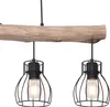 Globo Lighting závěsné svítidlo kovové černé, 4x E27 Náhled obrázku produktu 2