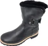 A black winter boot with fur lining is shown against a white background. Anteprima dell’immagine prodotto