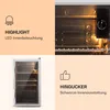 Klarstein Mini Kühlschrank mit Glastür, Mini-Kühlschrank Produktbild-Vorschau 3