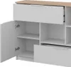 Kredenc Vicco Betti Bílá/Sonoma 120 x 83.6 cm 2x dvířka, 2x Náhled obrázku produktu 6