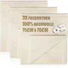 com-four® 3x Bäckerleinen, Seihtuch, Passiertuch, Produktbild-Vorschau 1