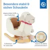 Bieco Plüsch Schaukeltier Schaf | Kinder Schaukelstuhl mit Produktbild-Vorschau 3