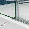 120x76cm 195cm 6mm Nano Glas Glastür Falttür mit Seitenteil Produktbild-Vorschau 8