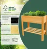 HABAU Hochbeet "Hanna", mit Folie und Ablagefläche, 80 x 40 Produktbild-Vorschau 5