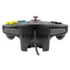 A close-up, front-facing view of a black Nintendo 64 controller against a white background. Anteprima dell’immagine prodotto