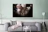 MuchoWow® Poster Tiger - Blumen - Porträt 120x80 cm - Produktbild-Vorschau 5