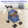 Hundebuggy Hundewagen mit Meshfenster, Klappbar mit 2 Produktbild-Vorschau 5