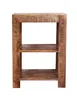 Möbilia Regal mit 2 Böden | Mango-Holz massiv | B 44 x T 44 Produktbild-Vorschau 2
