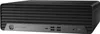 A black HP Elite 600 G9 desktop computer is shown from the front on a white background. Podgląd zdjęcia produktu