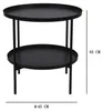Pflanztisch Lafiora D 45 x H 45 cm schwarz für Töpfe mit Produktbild-Vorschau 3