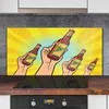 Coloray Küchenrückwand 120x60 Spritzschutz aus Glas - Bier Produktbild-Vorschau 2