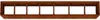 vidaXL Letto sopraelevato 280x40x80 cm in acciaio corten Anteprima dell’immagine prodotto 4