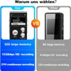 32 GB Sprachrekorder mit Mikrofon – 1536 kbps HD Digitaler Produktbild-Vorschau 2