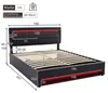 okwish Polsterbett 160x200 Jugendbett Doppelbett mit Produktbild-Vorschau 7