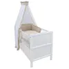 Baby-Delux Babybett Kinderbett Jack Umbaubar 140x70 Weiß Produktbild-Vorschau 1