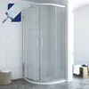 Runddusche Duschkabine 80x80cm Viertelkreis Duschabtrennung Produktbild-Vorschau 1