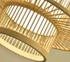 Fine Asianliving Bamboo Hanging Lamp Pendant Handmade - Anteprima dell’immagine prodotto 2