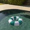 Schwimmring Große Vichy PVC Grün Produktbild-Vorschau 2