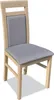 Garnitur Holz Lehn Polster Stühle Esszimmer Textil Set 6x Produktbild-Vorschau 2