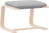 vidaXL Podnožka na nohy Light Grey 51x41x40 cm Látka Náhľad obrázku produktu 1