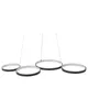 BELIANI Lampa wisząca czarna aluminium zintegrowane Podgląd zdjęcia produktu 4