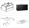 Waschtisch mit Unterschrank 100cm Alast Badmöbel Set Produktbild-Vorschau 5